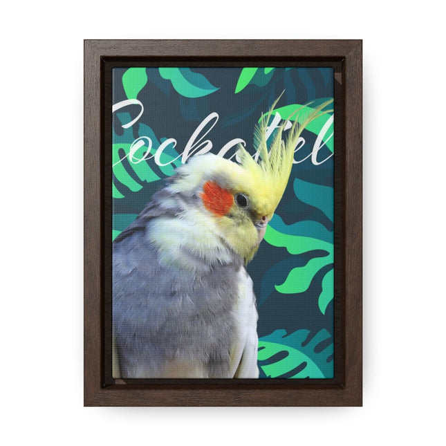 Gray Cockatiel Gallery Canvas