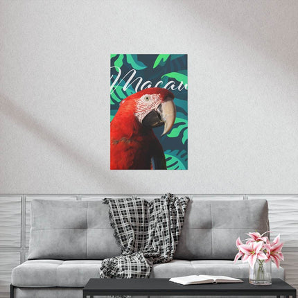 Macaw Matte Poster