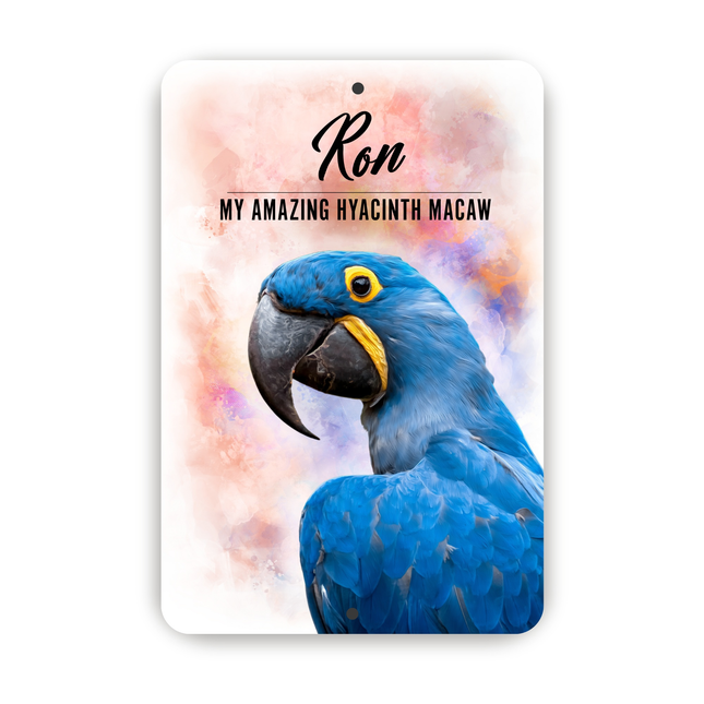 Hyacinth Macaw Sign
