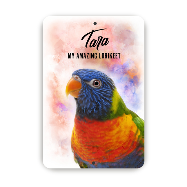 Rainbow Lorikeet Sign