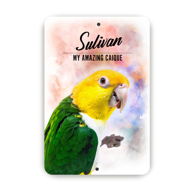 Yellow Bellied Caique Sign