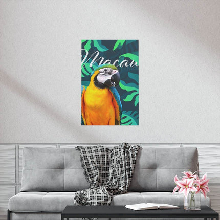 Macaw Matte Poster