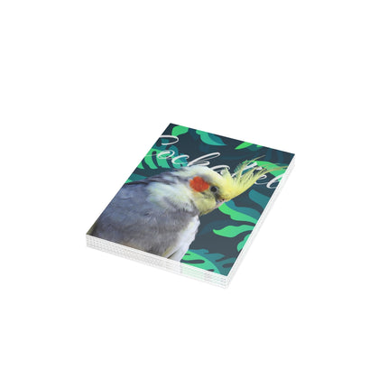 Grey Cockatiel Folded Greeting Cards (1, 10, 30, and 50pcs)