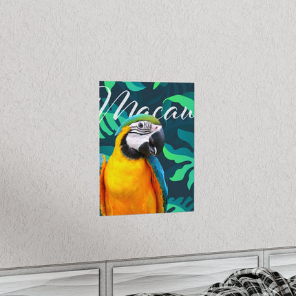 Macaw Matte Poster