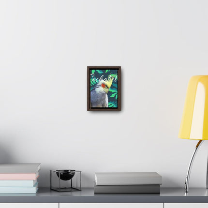 Gray Cockatiel Gallery Canvas