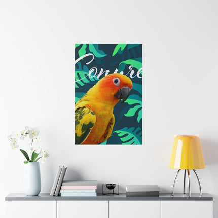Sun Conure Matte Poster