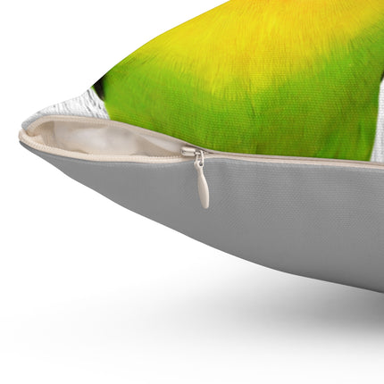 Love Birds Square Throw Pillow