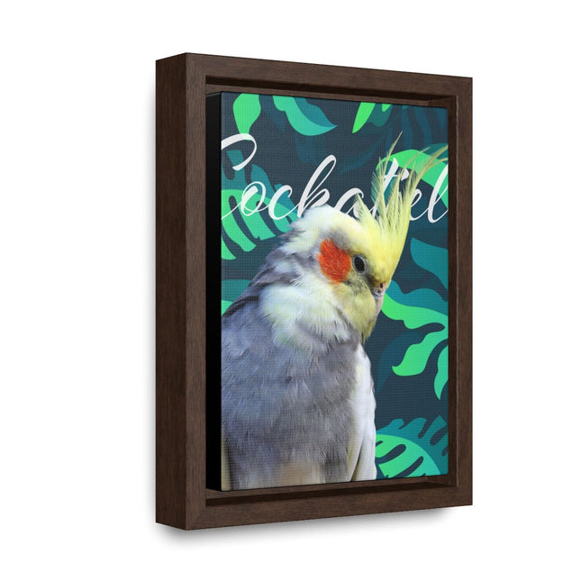 Gray Cockatiel Gallery Canvas