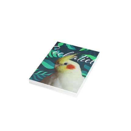 Yellow Cockatiel Folded Greeting Cards (1, 10, 30, and 50pcs)