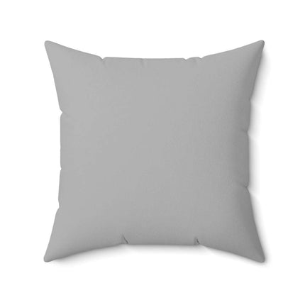 African Gray Square Throw Pillow