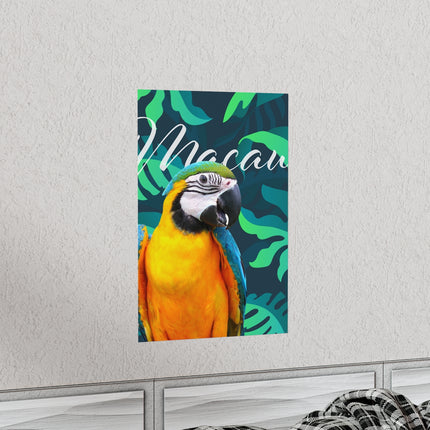Macaw Matte Poster