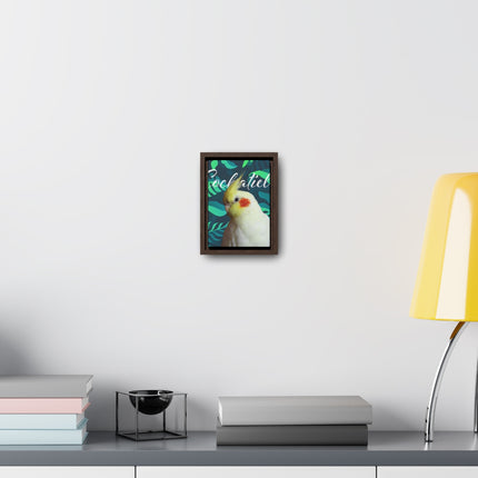 Yellow Cockatiel Gallery Canvas