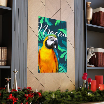 Macaw Matte Poster