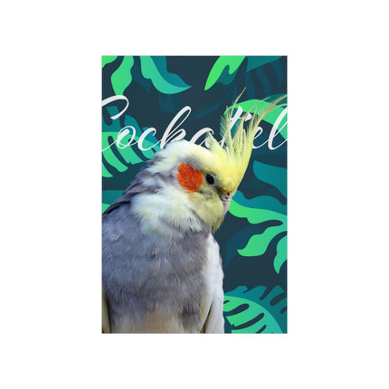 Gray Cockatiel Matte Poster