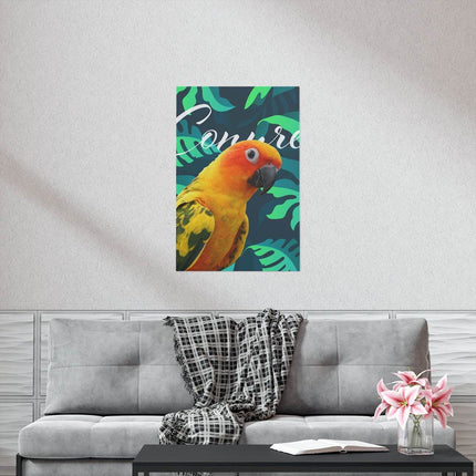 Sun Conure Matte Poster