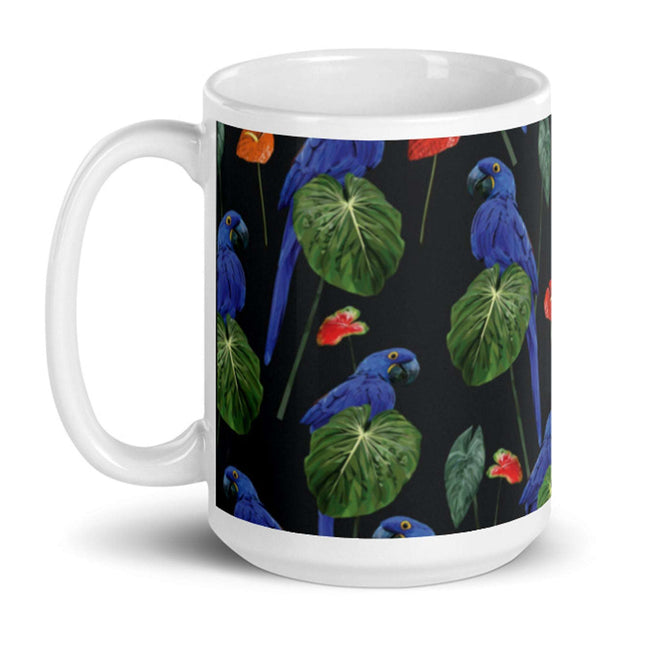 Hyacinth Macaw 15oz Pattern Mug