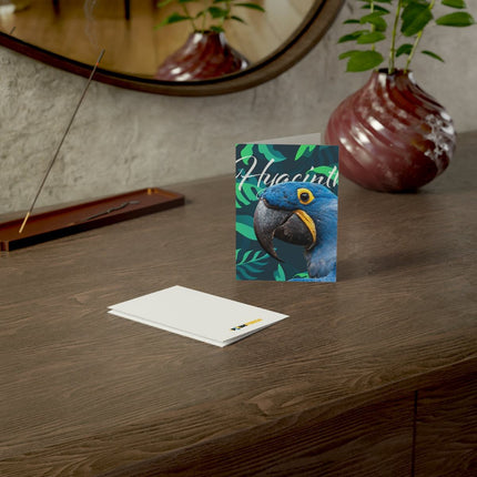 Hyacinth Folded Greeting Cards (1, 10, 30, and 50pcs)