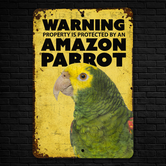 Amazon Parrot Sign