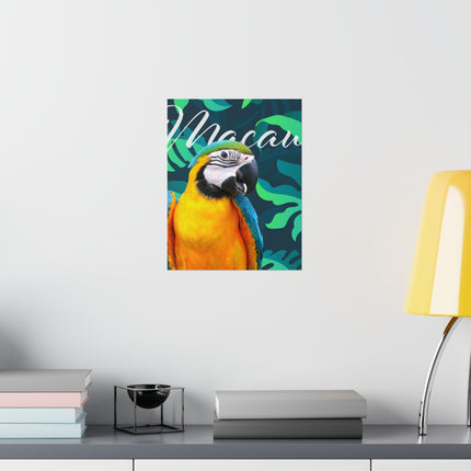 Macaw Matte Poster