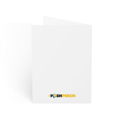 Grey Cockatiel Folded Greeting Cards (1, 10, 30, and 50pcs)