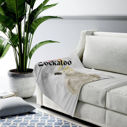I Love My Cockatoo Velveteen Plush Blanket