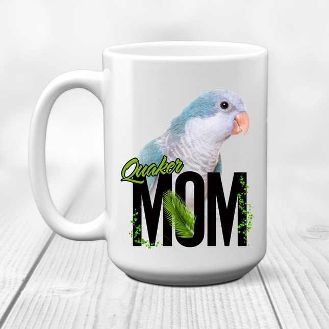 Blue Quaker Mom Coffee Mug