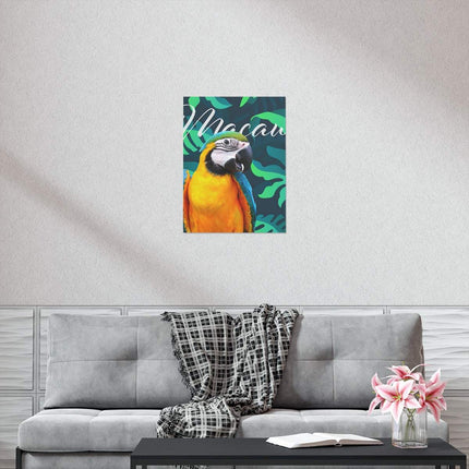 Macaw Matte Poster