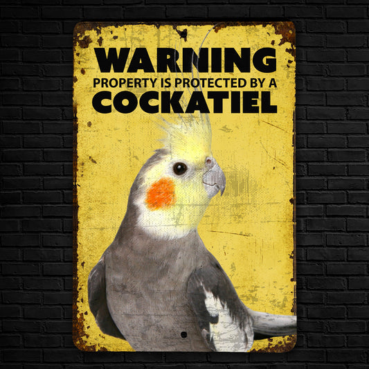 Cockatiel Warning Sign