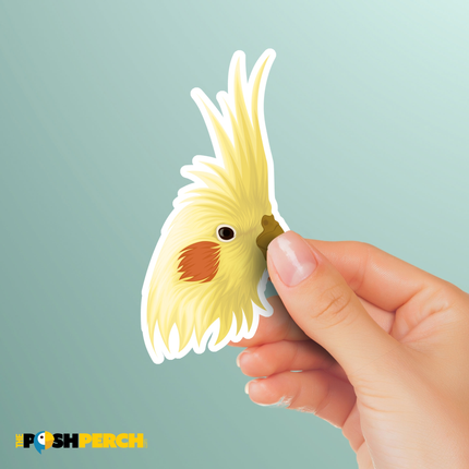 Cockatiel Head Sticker