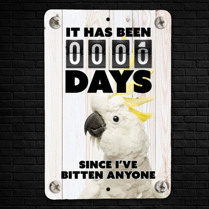 Cockatoo Bite Sign