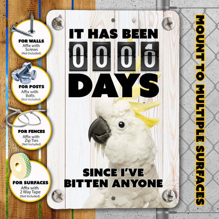 Cockatoo Bite Sign