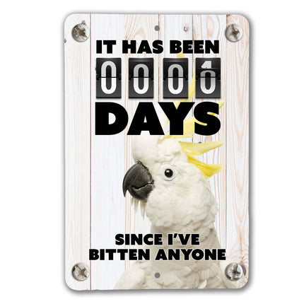 Cockatoo Bite Sign