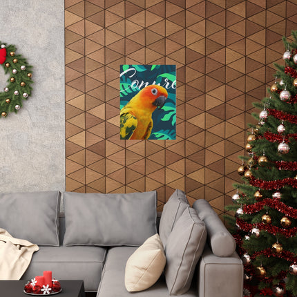 Sun Conure Matte Poster