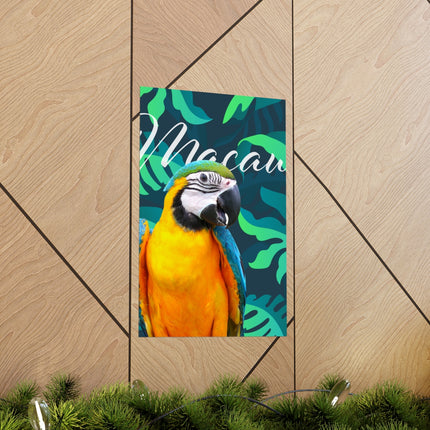 Macaw Matte Poster