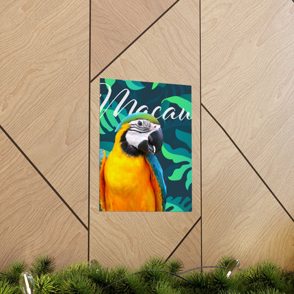 Macaw Matte Poster