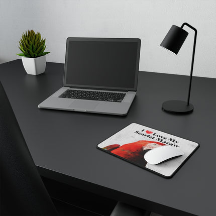 Scarlet Macaw Non-Slip Mouse Pad
