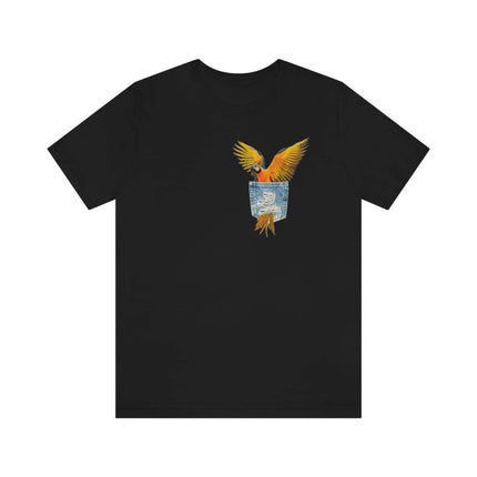 Crazy Macaw Pocket Prints T-Shirt