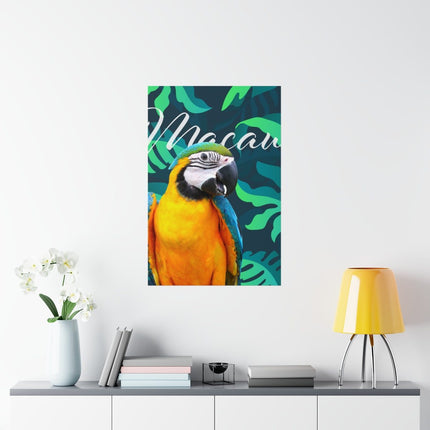 Macaw Matte Poster