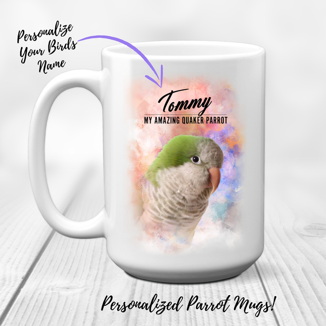 Personalized Green Quaker Coffee Mug
