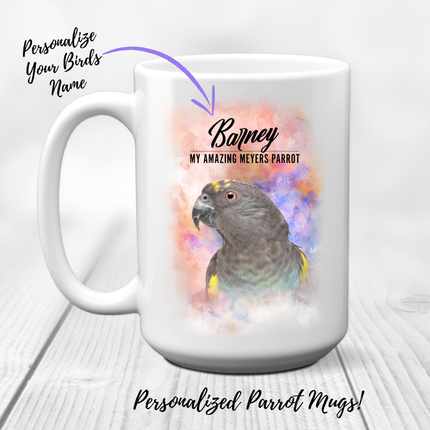 Personalized Meyers Parrot Mug