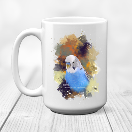 Budgie Splash Mug