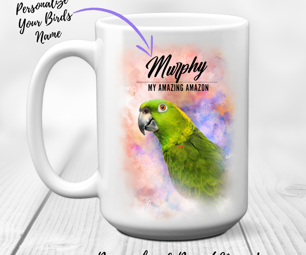 Personalized Amazon Parrot Coffee Mug