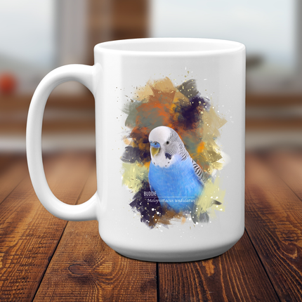 Budgie Splash Mug