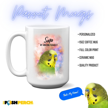 Personalized Parakeet Mug