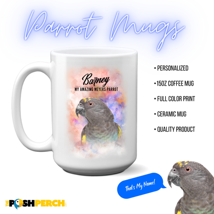 Personalized Meyers Parrot Mug