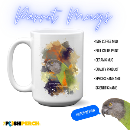 Senegal Parrot Splash Mug