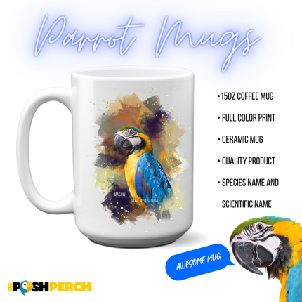 Macaw Splash Mug
