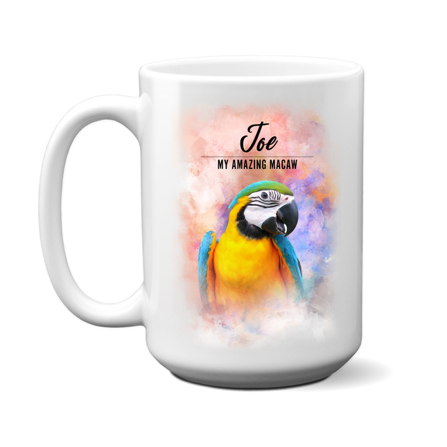 Personalized Macaw Coffee Mug