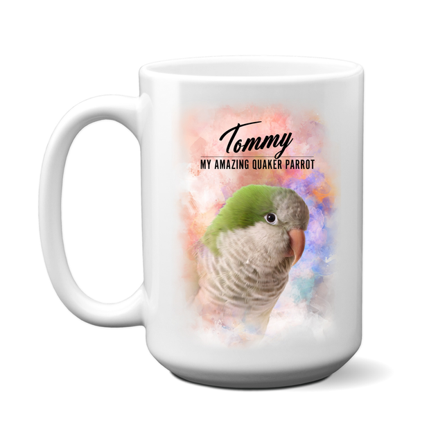 Personalized Green Quaker Mug