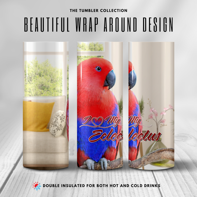 Red Eclectus Tumbler